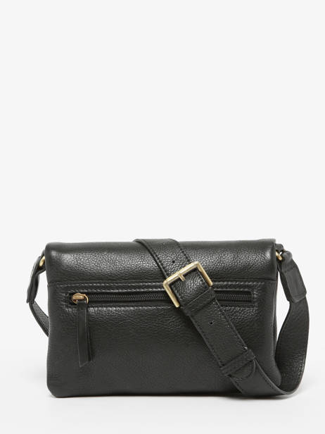 Sac BandouliÃ¨re Boston Cuir Basilic pepper Noir boston BBOS02 vue secondaire 4