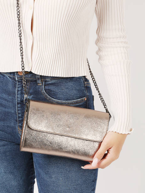 Sac Bandoulière Nine Cuir Milano Marron nine NI23064N vue secondaire 1