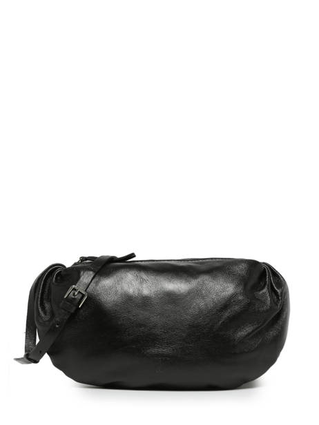 Sac Bandoulière Natural Cuir Biba Noir natural IRV1L