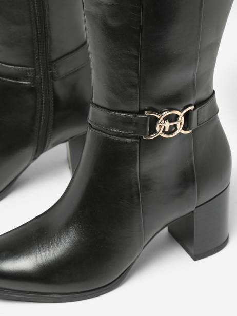 Bottes Ã  Talon En Cuir Tamaris Noir women 41 vue secondaire 1