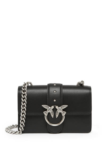 Sac BandouliÃ¨re Love Bag Icon Cuir Pinko Noir love bag icon A0F1