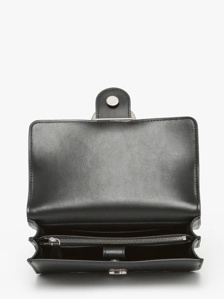 Sac BandouliÃ¨re Love Bag Icon Cuir Pinko Noir love bag icon A0F1 vue secondaire 3