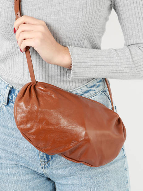 Sac BandouliÃ¨re Natural Cuir Biba Marron natural IRV1L vue secondaire 1