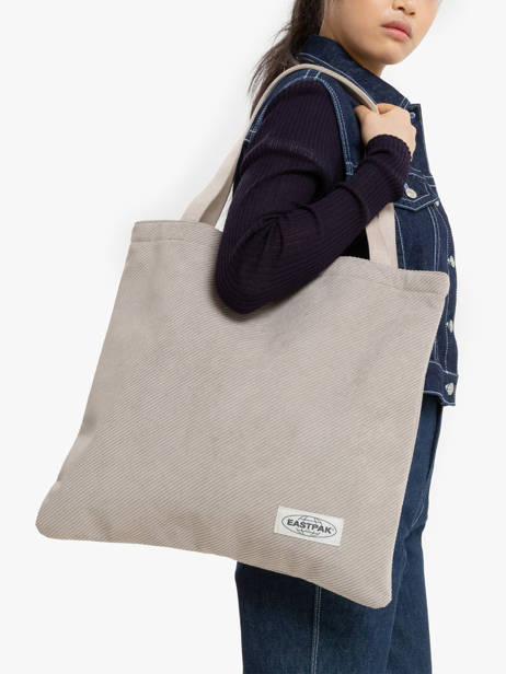 Sac PortÃ© Ã©paule Eastpak Beige angle cords A5BCKANG vue secondaire 1