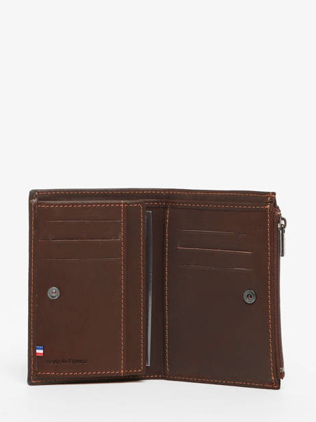 Portefeuille Porte-monnaie Oil Cuir Etrier Marron oil EOIL619 vue secondaire 1