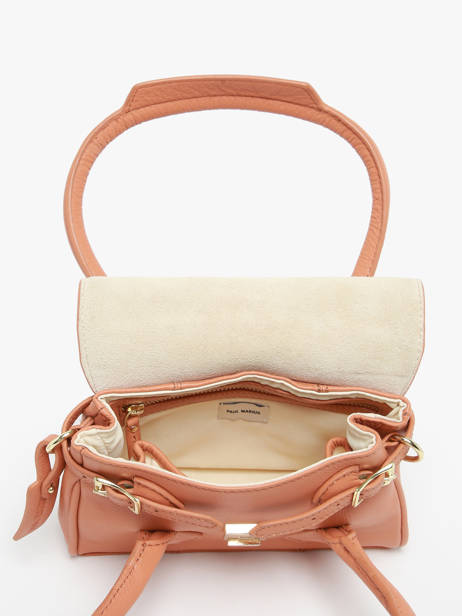 Sac PortÃ© Main Colette Xs Art DÃ©co Cuir Paul marius Marron la suite art deco COLEXART vue secondaire 3