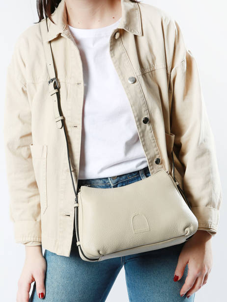 Sac BandouliÃ¨re Balade Cuir Etrier Beige balade EBAL13 vue secondaire 1
