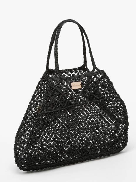 Sac PortÃ© Ã©paule Tanaisie Jute Woomen Noir tanaisie WTAN01 vue secondaire 1