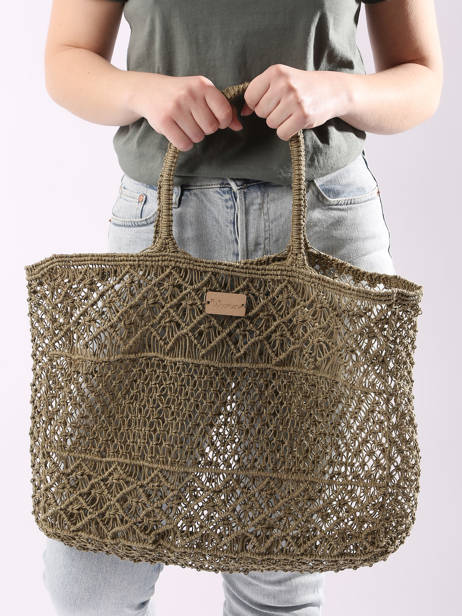 Sac PortÃ© Ã©paule Tanaisie Jute Woomen Vert tanaisie WTAN01 vue secondaire 1