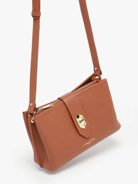 Sac BandouliÃ¨re Top Double Lancaster Marron top double 64 vue secondaire 2