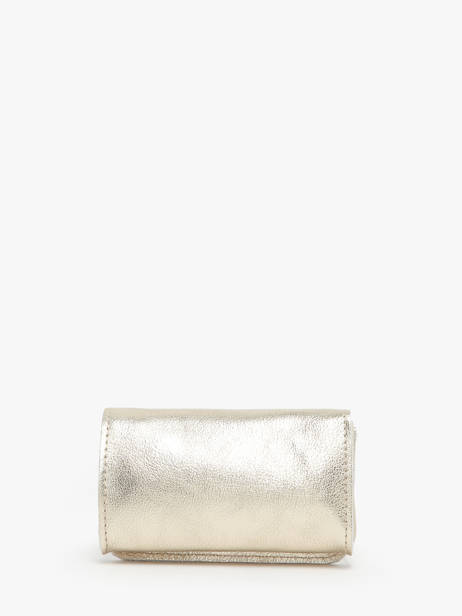 Porte-monnaie Etincelle Irisée Cuir Etrier Or etincelle irisee EETI650 vue secondaire 2