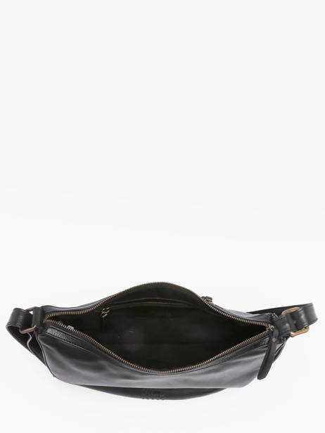 Sac Bandoulière Cow Cuir Basilic pepper Noir cow BCOW71 vue secondaire 3