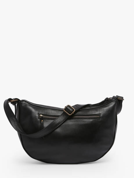 Sac Bandoulière Cow Cuir Basilic pepper Noir cow BCOW71 vue secondaire 4