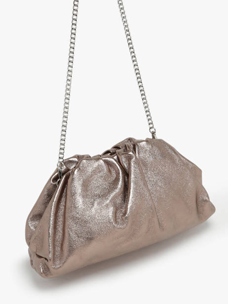 Sac BandouliÃ¨re Nine Cuir Milano Marron nine NI23112 vue secondaire 2