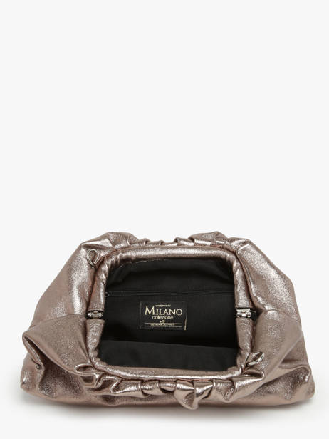 Sac BandouliÃ¨re Nine Cuir Milano Marron nine NI23112 vue secondaire 3