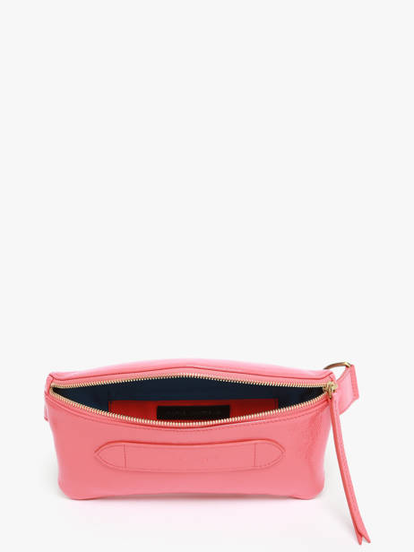 Sac Ceinture Coachella Cuir Vernis FroissÃ© Marie martens Rose coachella VRF vue secondaire 3