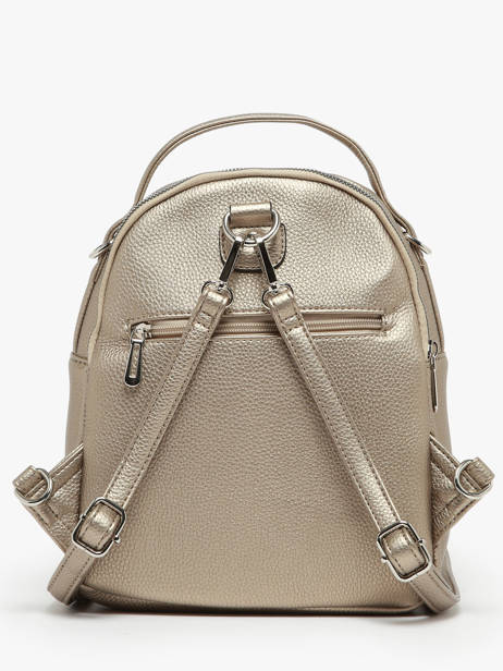 Sac Ã  Dos Miniprix Beige grained F3606 vue secondaire 4