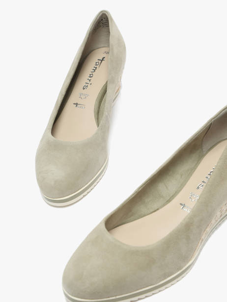 Escarpins En Cuir Tamaris Vert women 42 vue secondaire 1