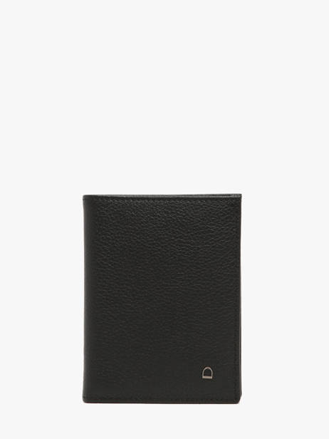 Portefeuille Cuir Madras Etrier Noir madras EMAD247