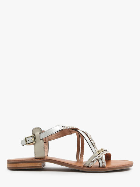 Nu-pieds En Cuir Les tropeziennes Blanc women HOMONGO