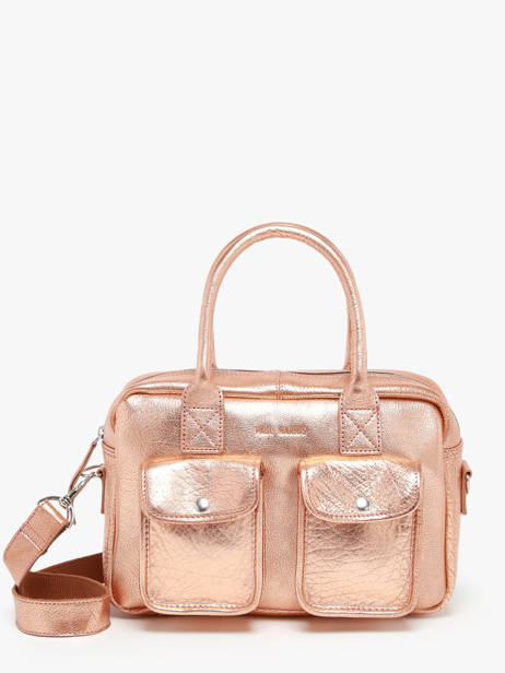 Sac BandouliÃ¨re Vintage Cuir Paul marius Rose vintage LEDANDYS
