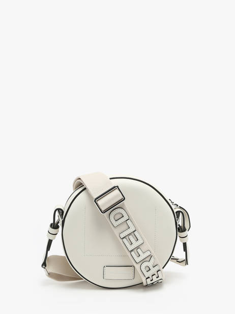 Sac BandouliÃ¨re K Circle Cuir Karl lagerfeld Blanc k circle 231W3054 vue secondaire 4