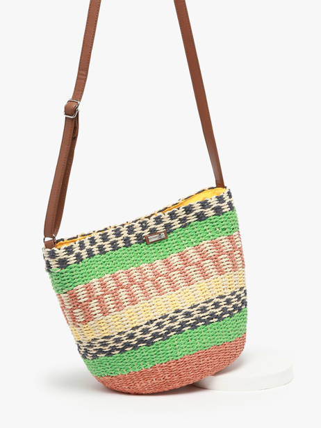 Sac BandouliÃ¨re Buglas Papier Les tropeziennes Multicolore buglas TZ01 vue secondaire 2