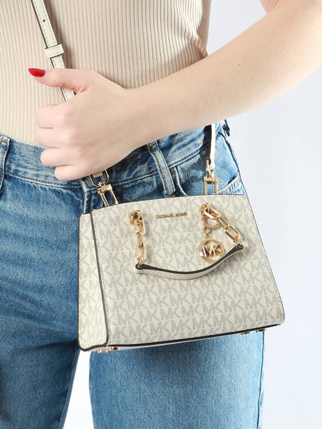 Sac BandouliÃ¨re Cynthia Michael kors Blanc cynthia S4GCYC1V vue secondaire 1