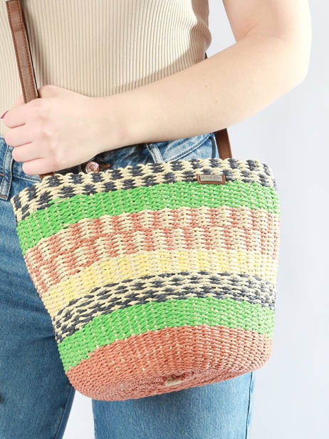 Sac BandouliÃ¨re Buglas Papier Les tropeziennes Multicolore buglas TZ01 vue secondaire 1
