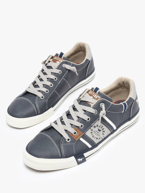 Sneakers Mustang Bleu men 4072317 vue secondaire 2