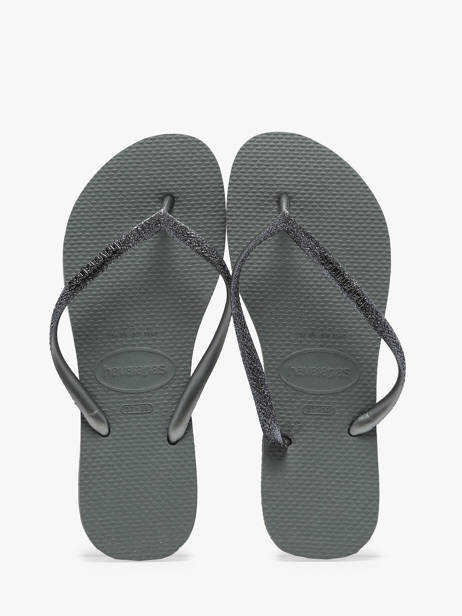 Tongs Slim Glitter Ii Havaianas Gris women 4146975F