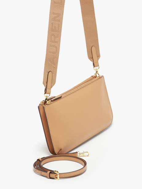 Sac Bandoulière Landyn Cuir Lauren ralph lauren Beige landyn 31920066 vue secondaire 2
