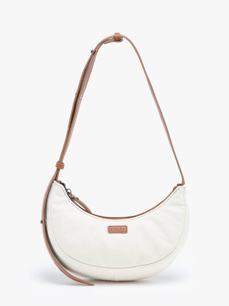Sac PortÃ© Ã©paule S Sosoomao Coton Et Cuir Etrier Marron sosoomao coton ECSC057S