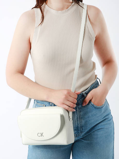 Sac BandouliÃ¨re Ck Daily Calvin klein jeans Blanc ck daily K611914 vue secondaire 1