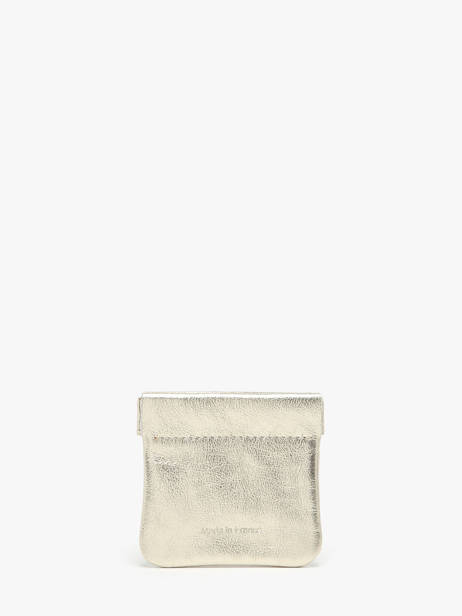 Porte-monnaie Etincelle Irisée Cuir Etrier Or etincelle irisee EETI5005 vue secondaire 2