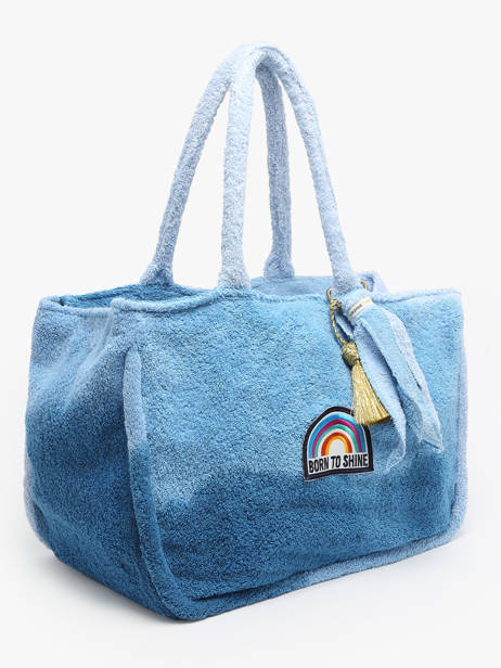 Sac PortÃ© Ã©paule Ibiza Virginie darling Bleu ibiza IBIBAGSE vue secondaire 2