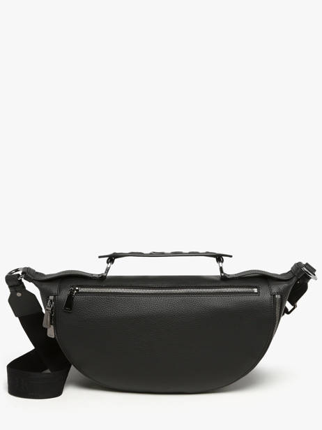 Sac BandouliÃ¨re M Origami Cuir Lancel Noir origami A13301