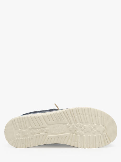 Mocassins Wally Coastline Jute Hey dude Bleu men 40952 vue secondaire 3