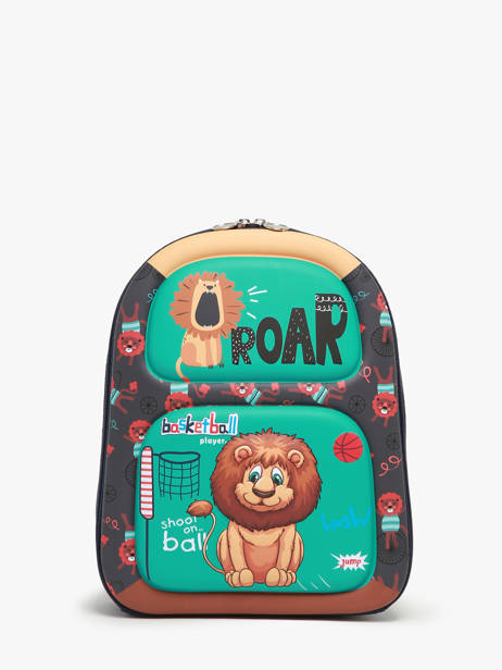 Mini Sac à Dos Miniprix Vert animal 88