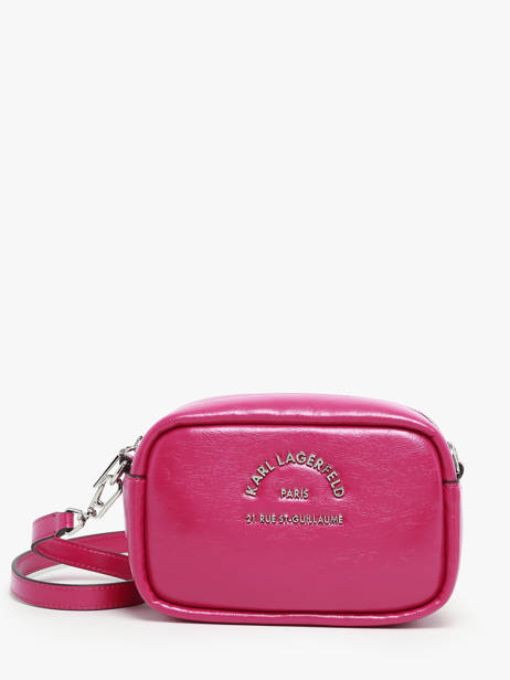 Sac Bandoulière Rsg Polyurethane Karl lagerfeld Rose rsg 245W3096