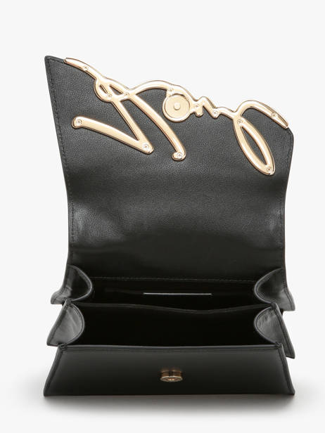 Sac BandouliÃ¨re K Signature Cuir Karl lagerfeld Noir k signature 240W3004 vue secondaire 3