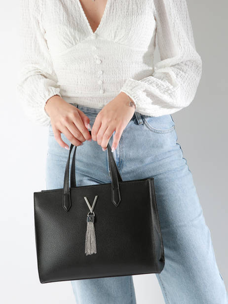 Sac BandouliÃ¨re Divina Valentino Noir divina VBS1R414 vue secondaire 1