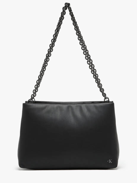 Sac BandouliÃ¨re Micro Mono Polyester RecyclÃ© Calvin klein jeans Noir micro mono K612227