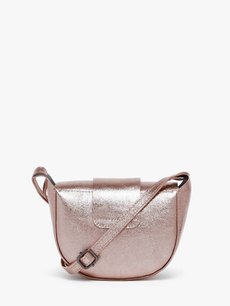 Sac BandouliÃ¨re Nine Cuir Milano Marron nine NI24064 vue secondaire 4