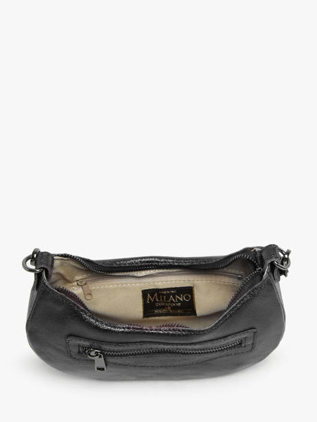Sac PortÃ© Ã©paule Nine Cuir Milano Noir nine NI24061 vue secondaire 3