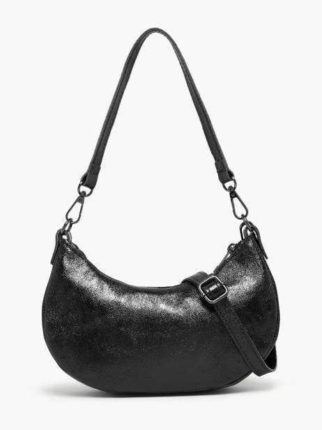 Sac PortÃ© Ã©paule Nine Cuir Milano Noir nine NI24061 vue secondaire 4