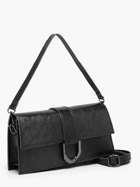 Sac Porté épaule Nine Cuir Milano Noir nine NI24066 vue secondaire 2