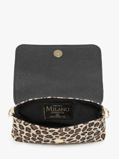 Sac Bandoulière Velvet Leopardo Cuir Milano Multicolore velvet leopardo VL24063 vue secondaire 3