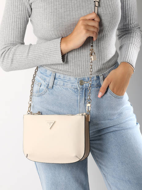 Sac BandouliÃ¨re Ilia Guess Beige ilia VG856912 vue secondaire 1