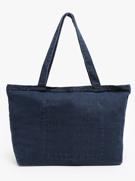 Sac PortÃ© Ã©paule Denim Coton Miniprix Bleu denim 26 vue secondaire 3